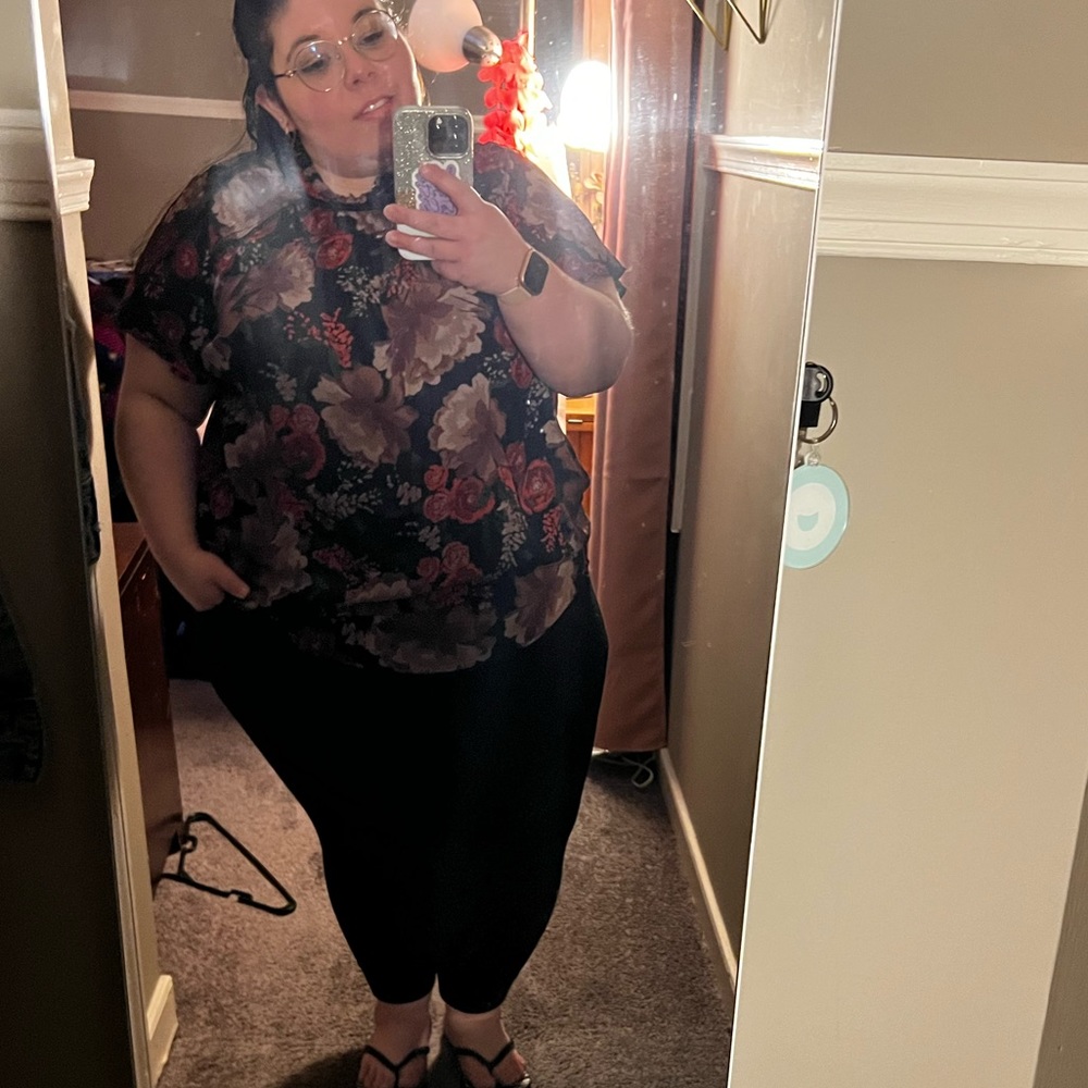 Torrid floral blouse